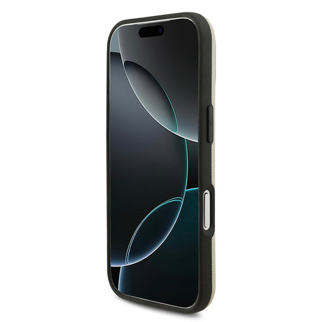 Apple iPhone 17 Pro Kılıf BMW Orjinal Lisanslı M-safe Şarj Özellikli Metal Logolu Delikli M Dizayn Deri Kapak