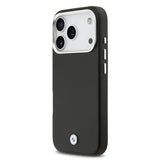 Apple iPhone 17 Pro Kılıf BMW Orjinal Lisanslı M-safe Şarj Özellikli Metal Logolu Tam Kaplama Deri Kapak