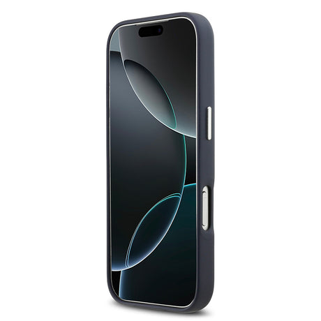 Apple iPhone 17 Pro Kılıf BMW Orjinal Lisanslı M-safe Şarj Özellikli Metal Logolu Tam Kaplama Deri Kapak