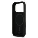 Apple iPhone 17 Pro Kılıf DKNY Orjinal Lisanslı M-safe Şarj Özellikli Metal Logolu Silikon Kapak