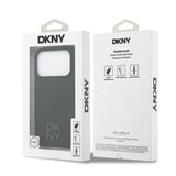 Apple iPhone 17 Pro Kılıf DKNY Orjinal Lisanslı M-safe Şarj Özellikli Metal Logolu Silikon Kapak