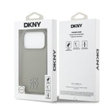 Apple iPhone 17 Pro Kılıf DKNY Orjinal Lisanslı M-safe Şarj Özellikli Metal Logolu Silikon Kapak