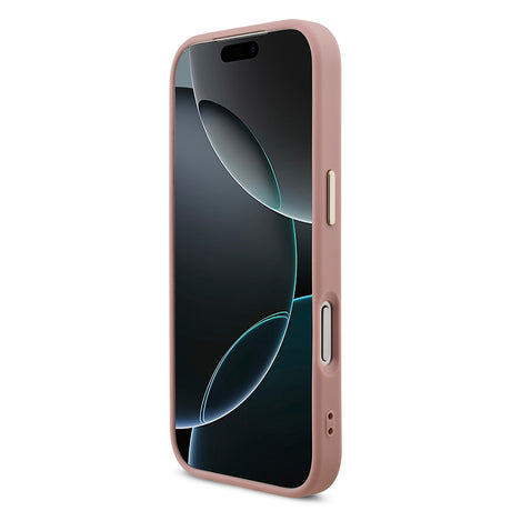 Apple iPhone 17 Pro Kılıf Guess Orjinal Lisanslı 4G Büyük Metal Kamera Çerçeveli ve Logolu Glitter Kapak