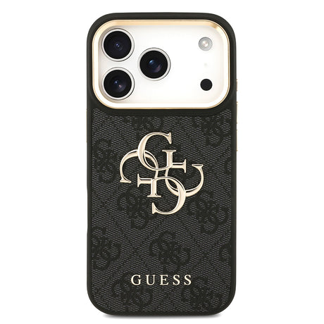 Apple iPhone 17 Pro Kılıf Guess Orjinal Lisanslı 4G Büyük Metal Logolu Kalın Askılı Kapak