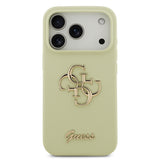 Apple iPhone 17 Pro Kılıf Guess Orjinal Lisanslı Grained Yazı Logolu Kapak