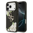 Apple iPhone 17 Pro Kılıf Guess Orjinal Lisanslı Gül Baskılı Büyük Metal Logo Dizaynlı Kapak