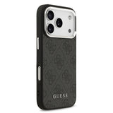 Apple iPhone 17 Pro Kılıf Guess Orjinal Lisanslı M-safe Şarj Özellikli 4G Klasik Yazı Logolu Kapak