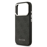 Apple iPhone 17 Pro Kılıf Guess Orjinal Lisanslı M-safe Şarj Özellikli 4G Klasik Yazı Logolu Kapak