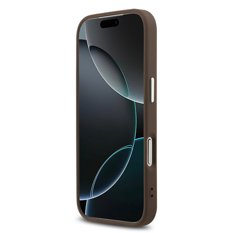 Apple iPhone 17 Pro Kılıf Guess Orjinal Lisanslı M-safe Şarj Özellikli 4G Klasik Yazı Logolu Kapak