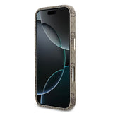 Apple iPhone 17 Pro Kılıf Guess Orjinal Lisanslı M-safe Şarj Özellikli Script Yazı Logolu 4G Desenli Kapak