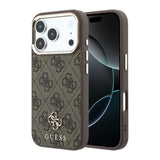 Apple iPhone 17 Pro Kılıf Guess Orjinal Lisanslı M-safe Şarj Özellikli Small 4G Classic Logolu Kapak