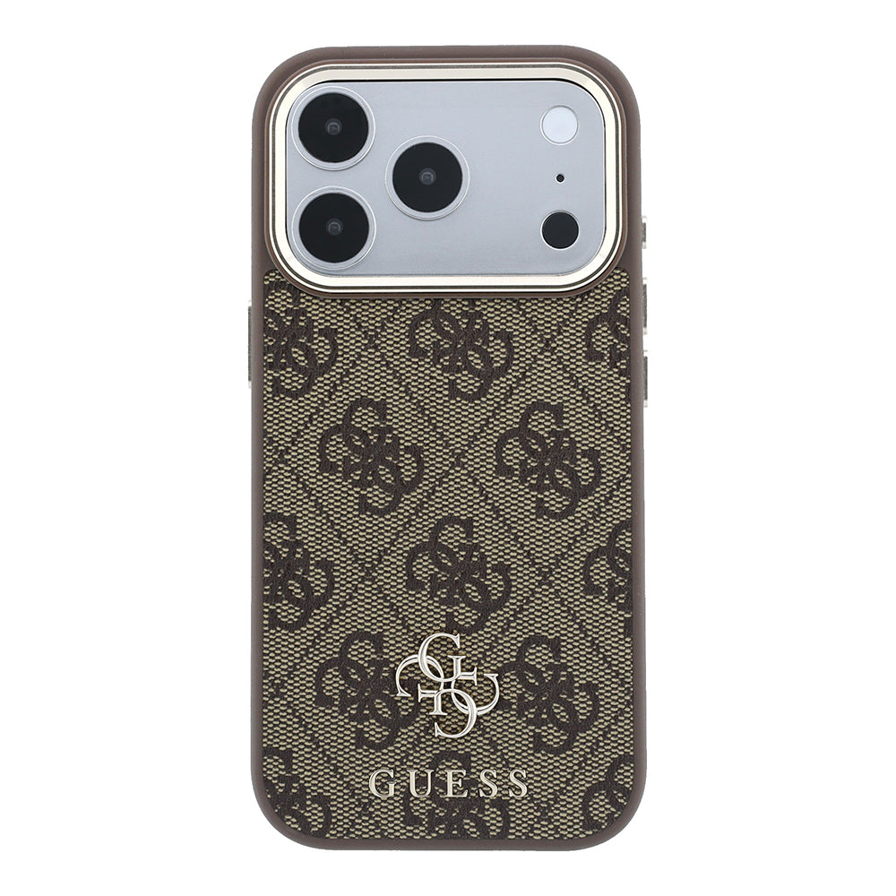 Apple iPhone 17 Pro Kılıf Guess Orjinal Lisanslı M-safe Şarj Özellikli Small 4G Classic Logolu Kapak
