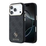 Apple iPhone 17 Pro Kılıf Guess Orjinal Lisanslı M-safe Şarj Özellikli Small 4G Classic Logolu Kapak