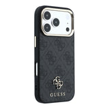 Apple iPhone 17 Pro Kılıf Guess Orjinal Lisanslı M-safe Şarj Özellikli Small 4G Classic Logolu Kapak