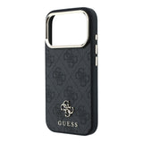 Apple iPhone 17 Pro Kılıf Guess Orjinal Lisanslı M-safe Şarj Özellikli Small 4G Classic Logolu Kapak