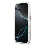 Apple iPhone 17 Pro Kılıf Guess Orjinal Lisanslı M-safe Şarj Özellikli Transparan Resin Flowers Kapak