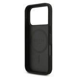 Apple iPhone 17 Pro Kılıf Guess Orjinal Lisanslı M-safe Şarj Özellikli Yazı Logolu Circle Classic Kapak