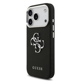 Apple iPhone 17 Pro Kılıf Guess Orjinal Lisanslı PU Deri 4G Büyük Metal Logo Dizaynlı Kapak