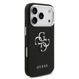 Apple iPhone 17 Pro Kılıf Guess Orjinal Lisanslı PU Deri 4G Büyük Metal Logo Dizaynlı Kapak