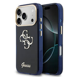 Apple iPhone 17 Pro Kılıf Guess Orjinal Lisanslı Yazı ve 4G Büyük Metal Logolu Silikon Kapak