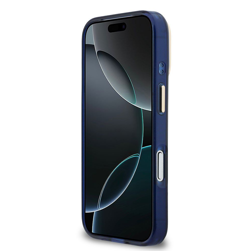 Apple iPhone 17 Pro Kılıf Guess Orjinal Lisanslı Yazı ve 4G Büyük Metal Logolu Silikon Kapak