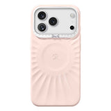 Apple iPhone 17 Pro Kılıf Kabartma Tasarımlı Metal Kamera Çerçeveli Pynana Starlight Serisi Kapak
