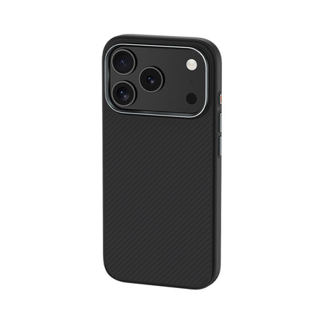 Apple iPhone 17 Pro Kılıf Karbon Fiber M-safe Şarj Özellikli Benks Hybrid ArmorPro 600D Kevlar Kapak
