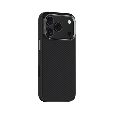 Apple iPhone 17 Pro Kılıf Karbon Fiber M-safe Şarj Özellikli Benks Hybrid ArmorPro 600D Kevlar Kapak