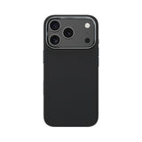 Apple iPhone 17 Pro Kılıf Karbon Fiber M-safe Şarj Özellikli Benks Hybrid ArmorPro 600D Kevlar Kapak