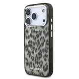Apple iPhone 17 Pro Kılıf Karl Lagerfeld Orjinal Lisanslı M-safe Şarj Özellikli IML Leopar Baskılı Kapak