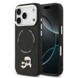 Apple iPhone 17 Pro Kılıf Karl Lagerfeld Orjinal Lisanslı M-safe Şarj Özellikli Metal Kamera ve Buton Tasarımlı K&C PU Deri Kapak