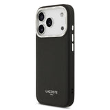 Apple iPhone 17 Pro Kılıf Lacoste Orjinal Lisanslı M-safe Şarj Özellikli Champs Elysees PU Deri Tasarımlı Kapak