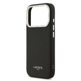 Apple iPhone 17 Pro Kılıf Lacoste Orjinal Lisanslı M-safe Şarj Özellikli Champs Elysees PU Deri Tasarımlı Kapak
