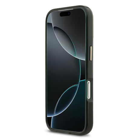 Apple iPhone 17 Pro Kılıf Lacoste Orjinal Lisanslı M-safe Şarj Özellikli Gold Timsah Logolu Buzlu Kapak