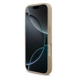 Apple iPhone 17 Pro Kılıf Lacoste Orjinal Lisanslı M-safe Şarj Özellikli PU Pike Desenli Metal Logolu Kartlıklı Kapak