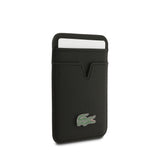 Apple iPhone 17 Pro Kılıf Lacoste Orjinal Lisanslı M-safe Şarj Özellikli PU Pike Desenli Metal Logolu Kartlıklı Kapak