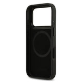 Apple iPhone 17 Pro Kılıf Lacoste Orjinal Lisanslı M-safe Şarj Özellikli Standlı PU Deri Karışık Monogram Desenli Kapak
