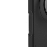 Apple iPhone 17 Pro Kılıf M-safe Şarj Özellikli 360 Derece Standlı Basit Mat Deri Desenli Youngkit Tech Leather Serisi Kapak