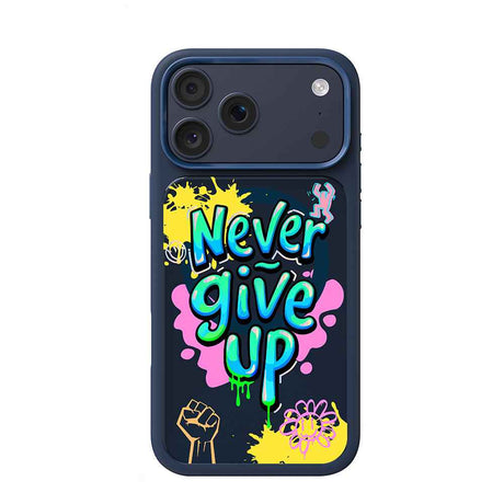 Apple iPhone 17 Pro Kılıf M-safe Şarj Özellikli 3D Baskılı Tasarım Mutural Graffiti Serisi Kapak
