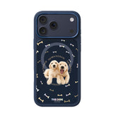 Apple iPhone 17 Pro Kılıf M-safe Şarj Özellikli 3D Baskılı Tasarım Mutural The Dog Serisi Kapak
