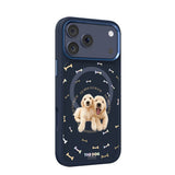 Apple iPhone 17 Pro Kılıf M-safe Şarj Özellikli 3D Baskılı Tasarım Mutural The Dog Serisi Kapak
