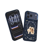 Apple iPhone 17 Pro Kılıf M-safe Şarj Özellikli 3D Baskılı Tasarım Mutural The Dog Serisi Kapak