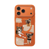 Apple iPhone 17 Pro Kılıf M-safe Şarj Özellikli 3D Baskılı Tasarım Mutural The Dog Serisi Kapak