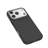 Apple iPhone 17 Pro Kılıf M-safe Şarj Özellikli 600D Metal Kamera Çerçeveli Raptic Aramid Fiber Serisi Kapak