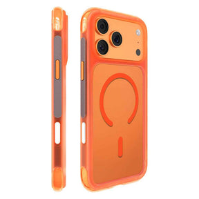 Apple iPhone 17 Pro Kılıf M-safe Şarj Özellikli Airbag Tasarımlı Mutural Air Shield Serisi Kapak