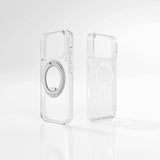Apple iPhone 17 Pro Kılıf M-Safe Şarj Özellikli Airbag Tasarımlı Standlı AmazingThing Titan Pro MagSpin Kapak