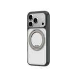 Apple iPhone 17 Pro Kılıf M-Safe Şarj Özellikli Airbag Tasarımlı Standlı AmazingThing Titan Pro MagSpin Kapak