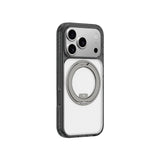 Apple iPhone 17 Pro Kılıf M-Safe Şarj Özellikli Airbag Tasarımlı Standlı AmazingThing Titan Pro MagSpin Kapak