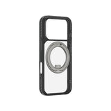 Apple iPhone 17 Pro Kılıf M-Safe Şarj Özellikli Airbag Tasarımlı Standlı AmazingThing Titan Pro MagSpin Kapak
