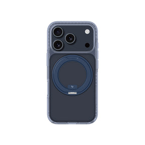 Apple iPhone 17 Pro Kılıf M-Safe Şarj Özellikli Airbag Tasarımlı Standlı AmazingThing Titan Pro MagSpin Kapak